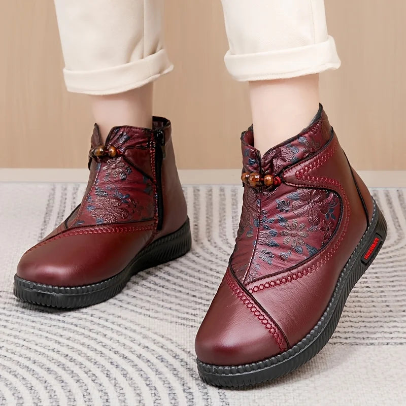 ELIZA | FLORAL COMFORT BOOTS