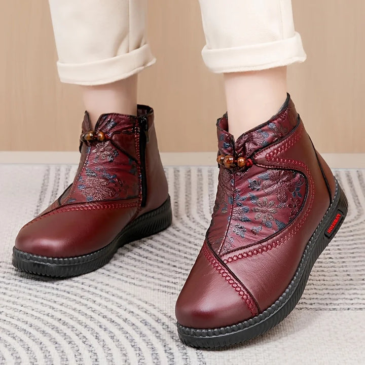 ELIZA | FLORAL COMFORT BOOTS