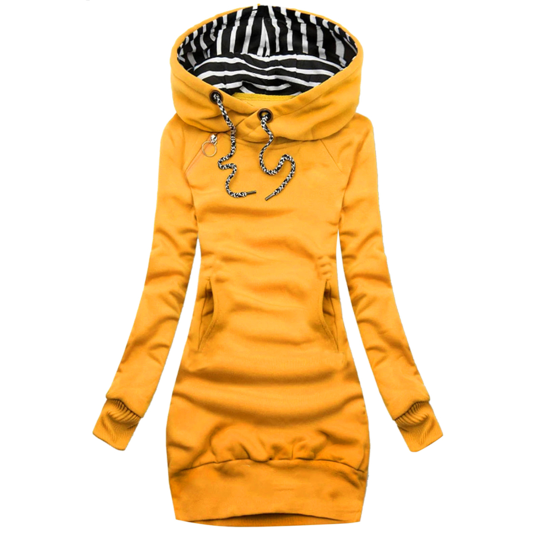 MARLEY | HOODED SWEATER DRESS